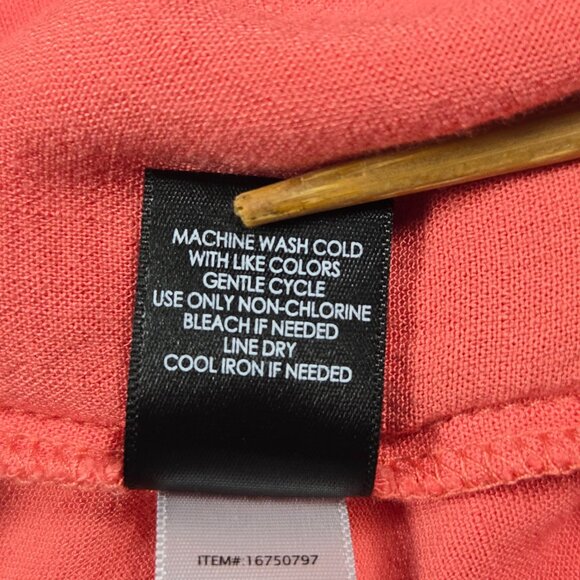 Torrid Coral Tiered Babydoll Dress 00 Plus Short Sleeve Boho Summer Rayon - Picture 9 of 11